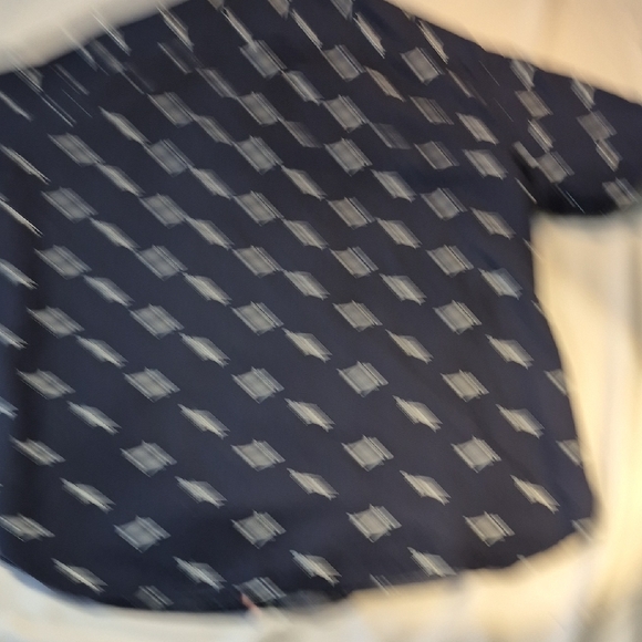 Denim & Flower Short Sleeve XL Airplane Print Blue Casual Button Down Shirt Mens - Picture 8 of 13